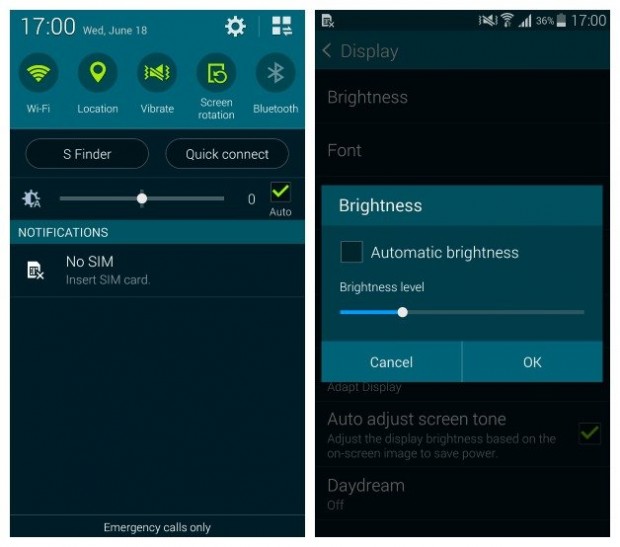 AndroidPIT-Galaxy-S5-Auto-Brightness