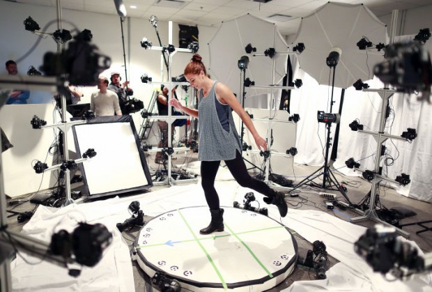 BURNABY, BC: APRIL 7, 2015 - The USA Women’s Soccer Team visits the EA MOCAP facility at EA Canada in Burnaby, BC April 7, 2015 in Vancouver, Canada.  Photo by Jeff Vinnick/EA