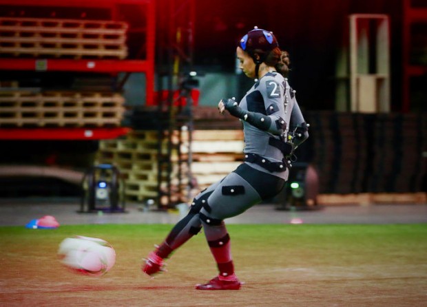 BURNABY, BC: APRIL 7, 2015 - The USA Women’s Soccer Team visits the EA MOCAP facility at EA Canada in Burnaby, BC April 7, 2015 in Vancouver, Canada.  Photo by Jeff Vinnick/EA