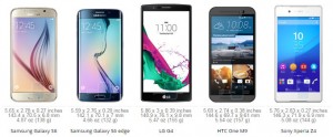Galaxy S6/S6 edge, LG G4 , One M9 , Xperia Z4: Sizce Hangisi Daha İyi!