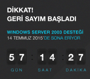 Windows 2003 Server Desteği 14 Temmuz’da Sona Eriyor!
