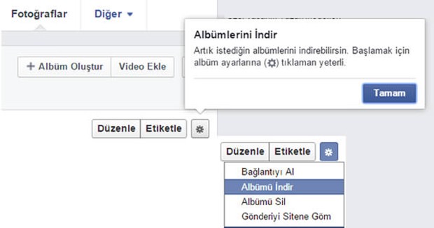 facebook album indir