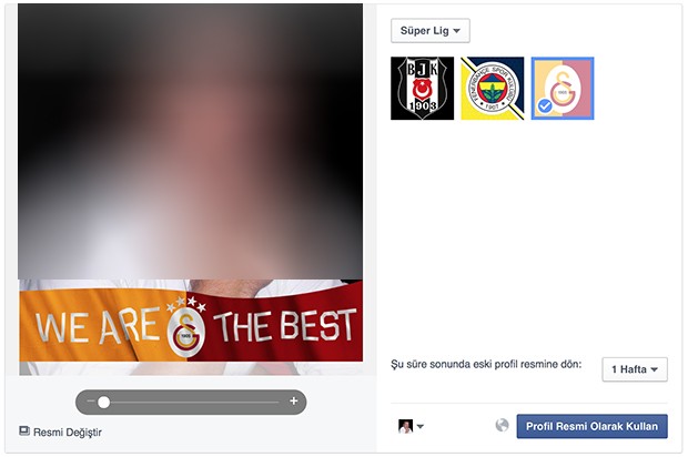 facebook resmine takım ekleme