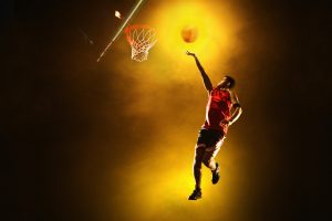 Dünyada bir ilk LED Basketbol Sahası Muhteşem!