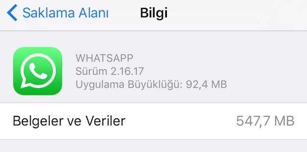 whatsapp iPhone'da Yer Açma! En Hızlı ve Kolay Yöntemi Burada! Pratik Yöntem!