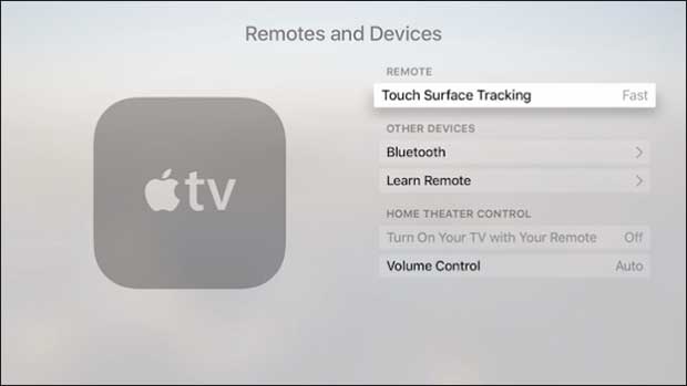 apple tv kumanda hız ayarı