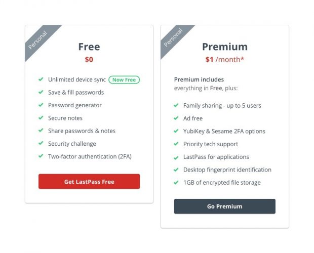Ücretsiz LastPass, Artık Tüm Cihazlarda Ücretsiz