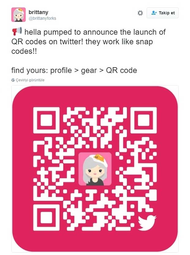 twitter QR tweet