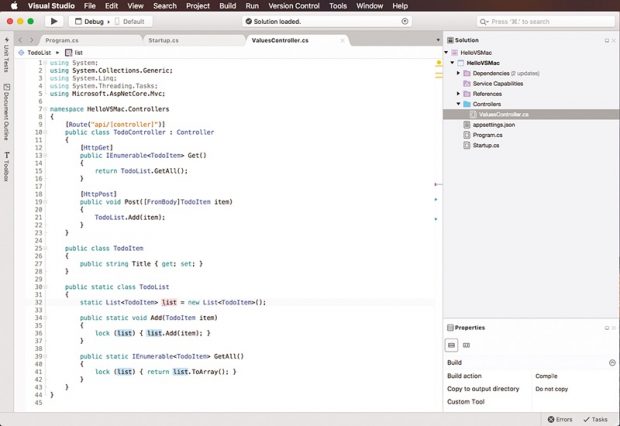 visualstudiomac