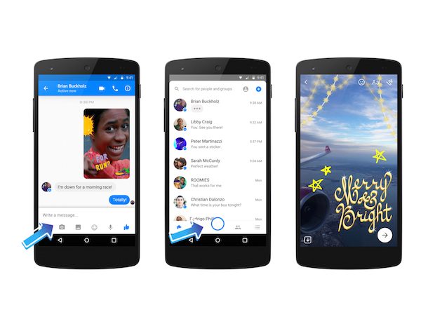 Facebook Messenger Yeni Kamera Fonksiyonu