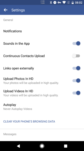 Android Kullanıcılarına Facebook HD Video Yükleme Desteği!