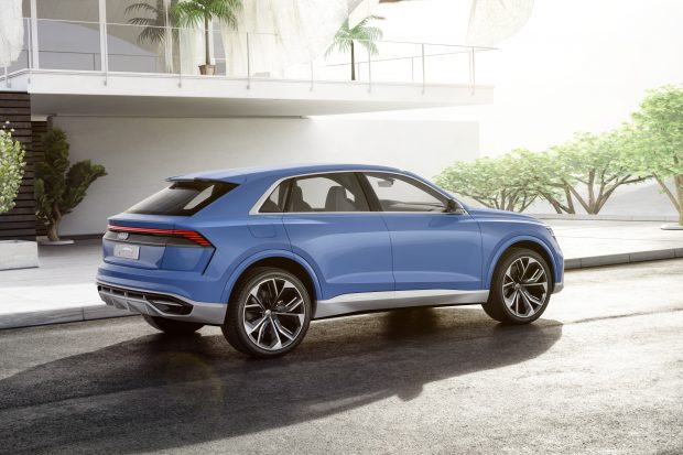 2018 Audi Q8 Konsept, Büyük Coupe SUV, 442 HP