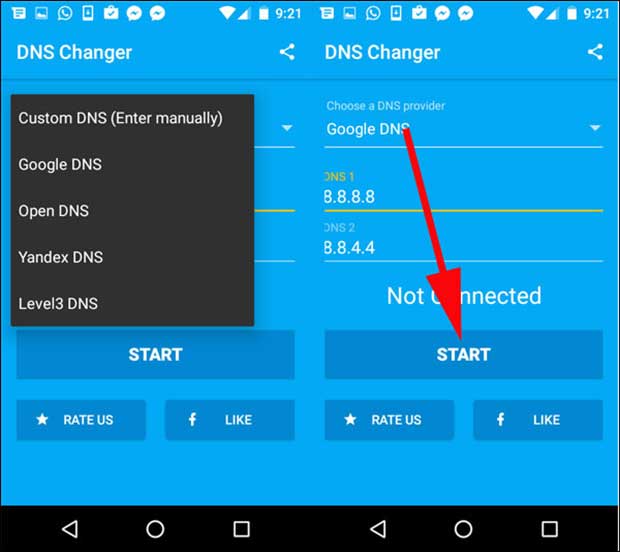 dns changer