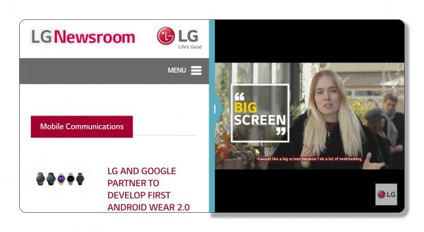 LG G6 FullVision Ekranı ile Üstün Rahatlık ve Yaratıcılık Sunuyor