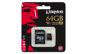 Yeni Kingston Gold Serisi, Aksiyon Kameraları ve Drone’lar için Yeni microSD Kart