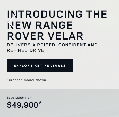 Yeni Range Rover Velar Satış Fiyatı