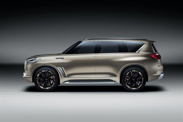 INFINITI QX80 Monograph Konsept, Yolda Giden Özel JET 