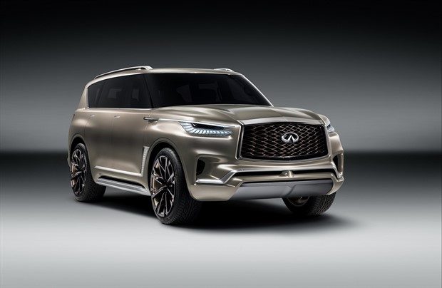 INFINITI QX80 Monograph Konsept, Yolda Giden Özel JET 