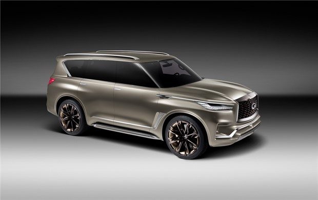 INFINITI QX80 Monograph Konsept, Yolda Giden Özel JET 