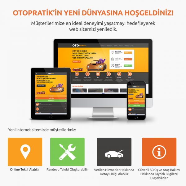 OtoPratik Web Sitesi Yenilendi, Araç Sahiplerine 360 Derece Hizmet