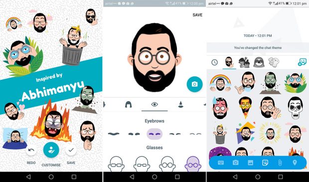Google Allo Selfi Sticker, Allo Şimdi Size Benzeyen Çıkartmaları Üretiyor