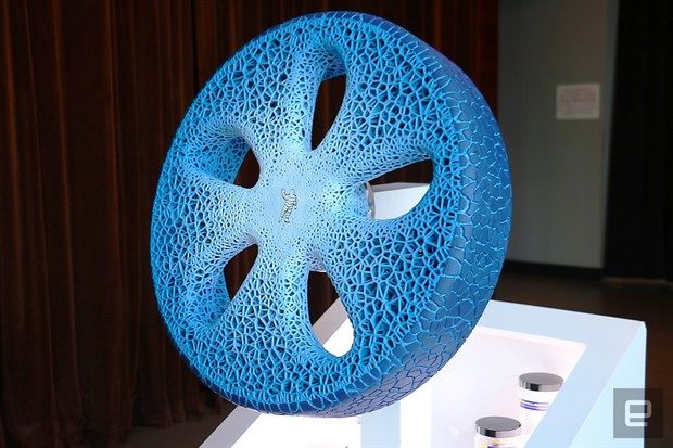 Michelin'in 3D Baskılı Havasız Otomobil Lastiği