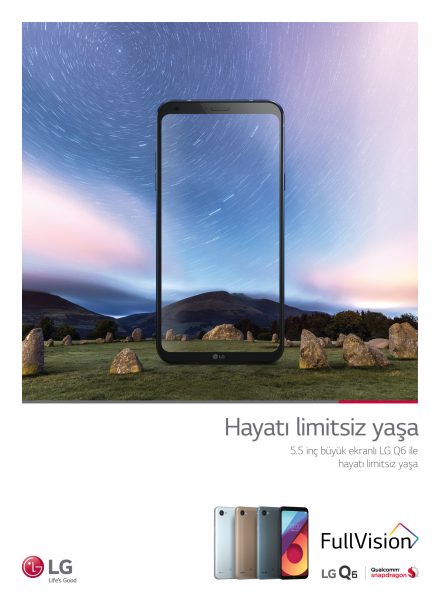 LG Q6 Türkiye'de Satışa Çıktı, FullVision Kalitesi 1299 TL