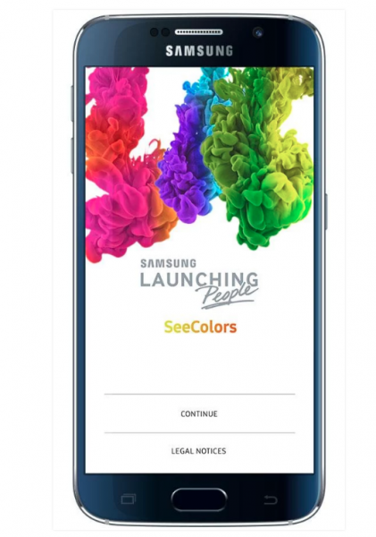 samsung seecolors uygulaması