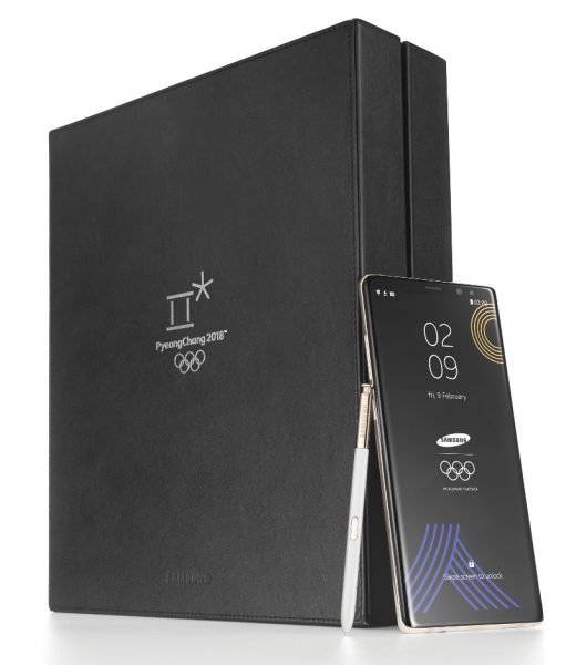 Galaxy Note 8 2018 Winter Olympics Edition