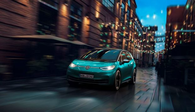 Volkswagen'in Elektrikli Otomobili ID.3 ışıkla iletişim kuruyor