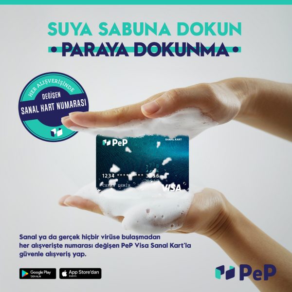 PeP Visa Sanal Kart ile online alışverişler daha güvenli