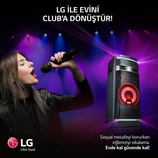 LG XBOOM ile mükemmel ses kalitesini evlere geliyor