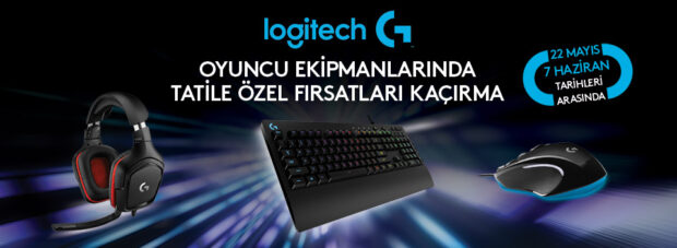 22 Mayıs tarihinden itibaren Logitech G’nin belirtilen ürünlerinde geçerli avantajlardan tüm seçkin teknoloji marketlerinde