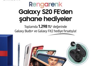 Rengârenk Galaxy S20 FE’den şahane hediyeler!