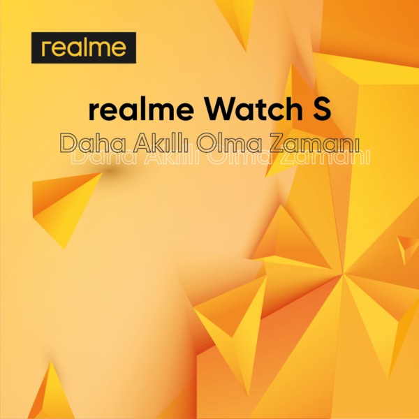 Yeni kişisel sağlık asistanınız realme Watch S satışta!