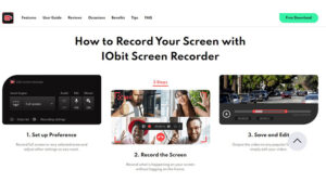 IOBit Screen Recorder, Ücretsiz Ekran Kaydedici Uygulaması!