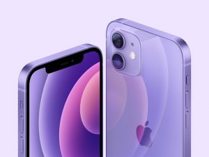 iPhone 12 ve iPhone 12 mini artık mor renkte, iOS 14.5 yüklü!