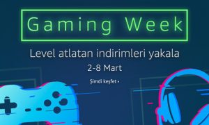 Oyun keyfinize level atlatan indirimler Amazon Gaming Week’te!
