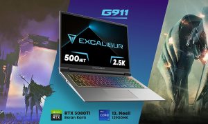 12. Nesil i9 işlemcili yeni EXCALIBUR G911 Satışa Çıktı!