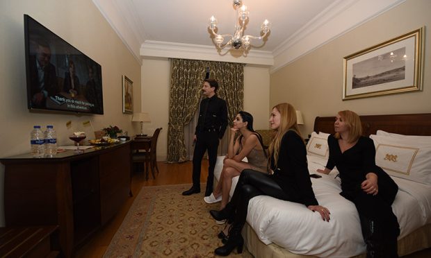 'Midnight at the Pera Palace' (‘Pera Palas’ta Gece Yarısı’) Netflix Experiential Screening at the Pera Palace Hotel, Istanbul March 2nd 2022