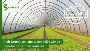 Akıllı tarım uygulaması SeraCell 3 günde hedefinin üzerinde fonlandı