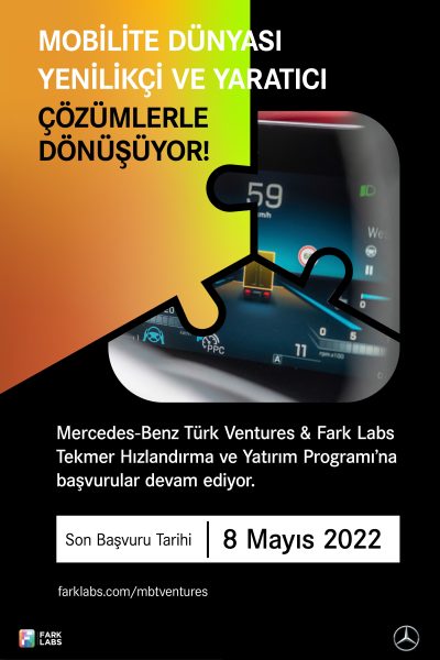 Mercedes-Benz Türk Ventures başvuruları devam ediyor