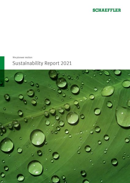 Schaeffler Sürdürülebilirlik Raporu 2021