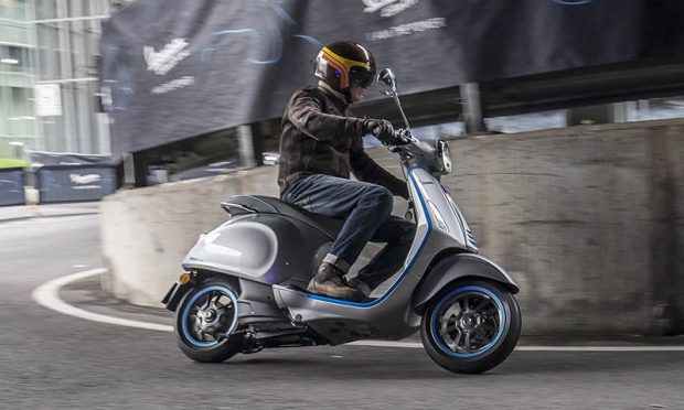 %100 Elektrikli Vespa: Elettrica