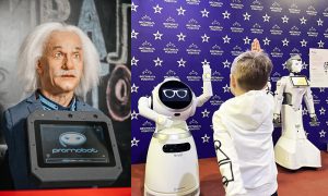 Robotlar Şehri Müzesinde İnsansı Robot Einstein Zor Sorularınızı Bekliyor!