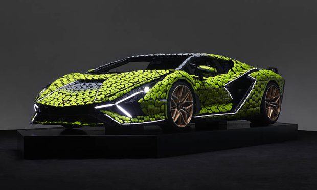 Gerçek boyutlu LEGO Technic Lamborghini Sián FKP 37 İstanbul'da!