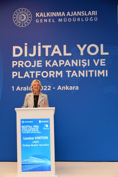 UNDP Türkiye Mukim Temsilcisi Louisa Vinton