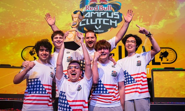 Team USA is seen during the prize giving of Red Bull Campus Clutch World Finals in Sao Paulo, Brazil on December 16, 2022 // Marcelo Maragni / Red Bull Content Pool // SI202212170005 // Usage for editorial use only //