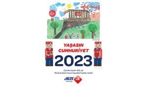 Minik Araslar 100. Yıl coşkusunu resimleriyle Aras Kargo 2023 takvimine taşıdı