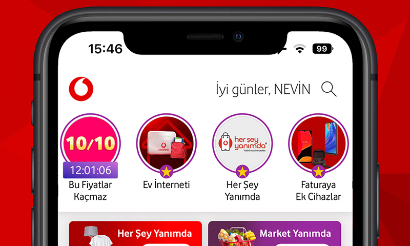Vodafone Yanımda Uygulaması 17,7 Milyon Kullanıcıya Ulaştı!